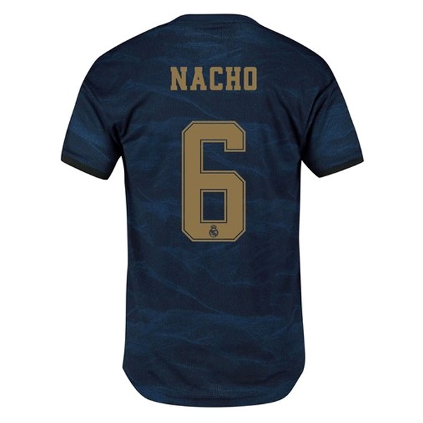 Camiseta Real Madrid NO.6 Nacho Segunda equipo 2019-20 Azul